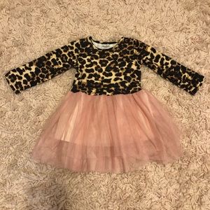Leopard/Pink TuTu Dress 2T-3T